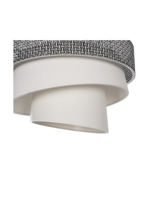 GloboStar Siera Pendant Light Gray with Socket E27 38x38x95cm