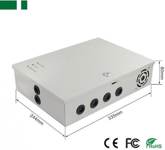 Anga Power Supply for CCTV Systems CP1209-20A-18-B