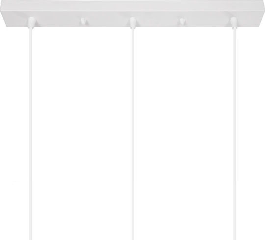 GloboStar Yasam Pendant Light White Boho with Rope for Socket E27 55x25x80cm