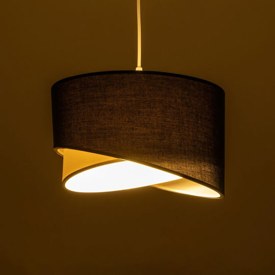 GloboStar Lili Black Pendant Ceiling Light with E27 Socket 30x30x22cm