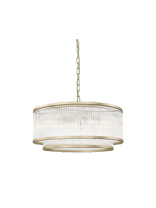 Elmark Pendant Hängelampe Gold für 6 Lampen E14, E.14