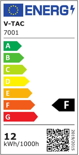 V-TAC Deckenleuchte 94.5cm Schwarz mit Integrierter LED