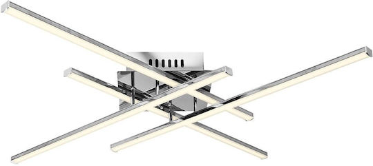 Vivalux Vector Ceiling Mount Light 50cm White with Integrated LED