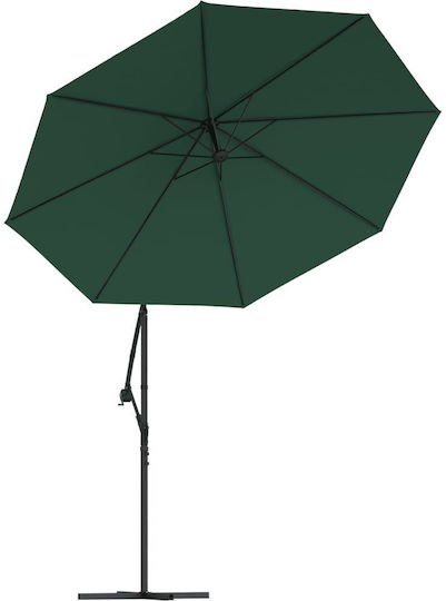 vidaXL Replacement Umbrella's Fabric Green 3m Number of beams: 8