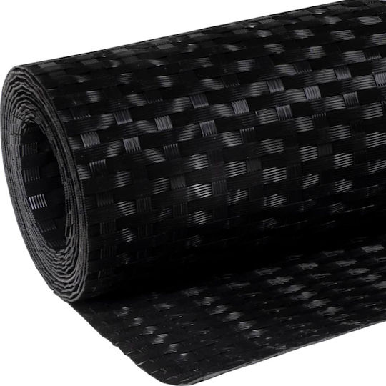 vidaXL Shade Divider Black 0.8x10m