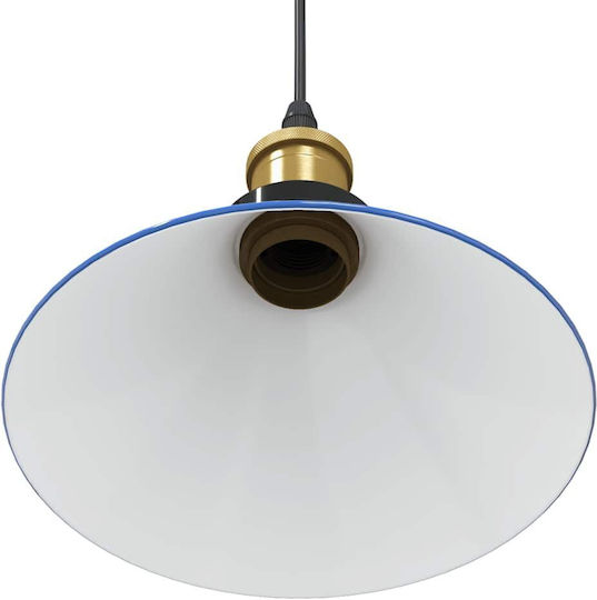 vidaXL Adjustable Blue Ceiling Light with E27 Socket 22x22cm