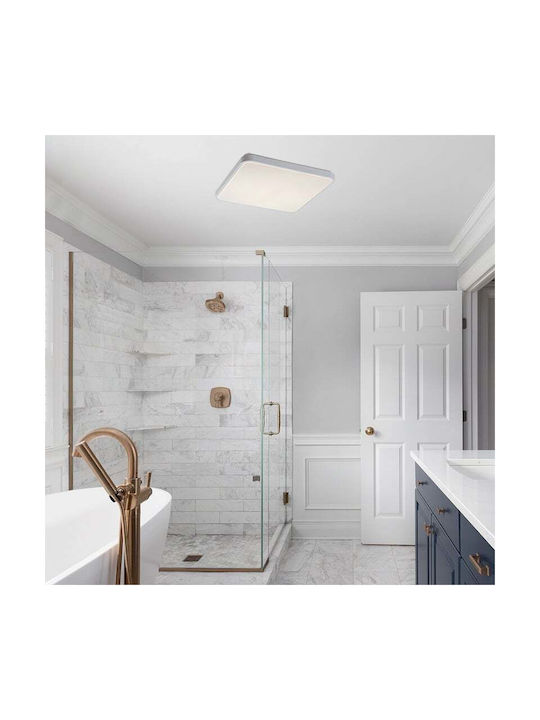 Rabalux Deckenleuchte Badezimmer 42cm Weiß mit Integrierter LED