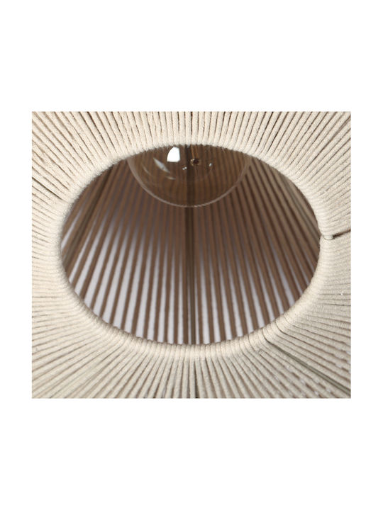 Trio Lighting Deckenleuchte 46cm Beige mit Fassung E27