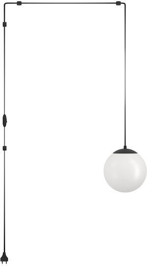 Eglo Pendant Light Black with Socket E27