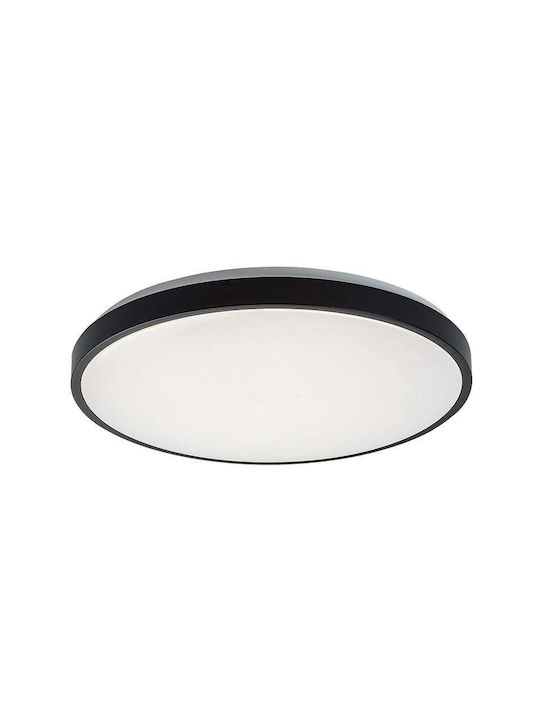 Rabalux Ceiling Mount Light Bathroom Black with Integrated LED