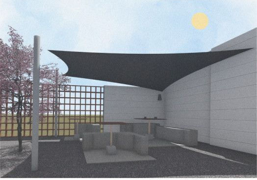 Home & Camp Ορθογώνιο Πανί Σκίασης Γκρι 4x3m