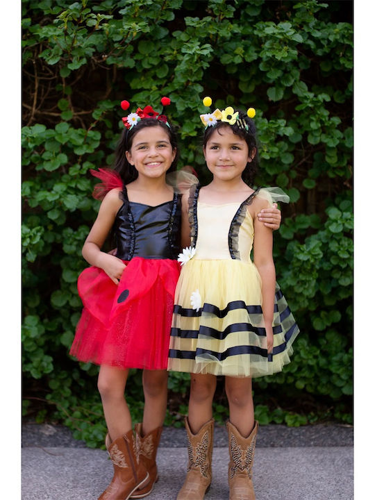 Kids Carnival Costume Ladybug Girl Headband