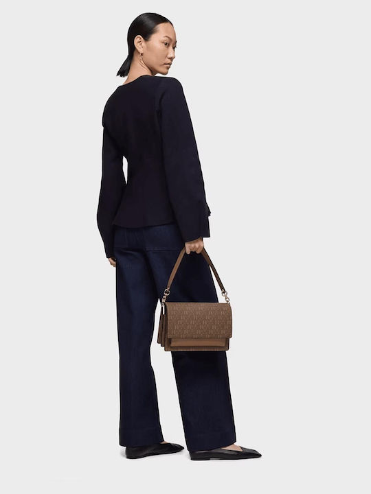 Audree Damen Schultertasche Braun