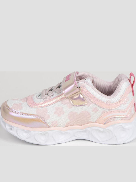 Minnie Kids Sneakers with Lights Pink