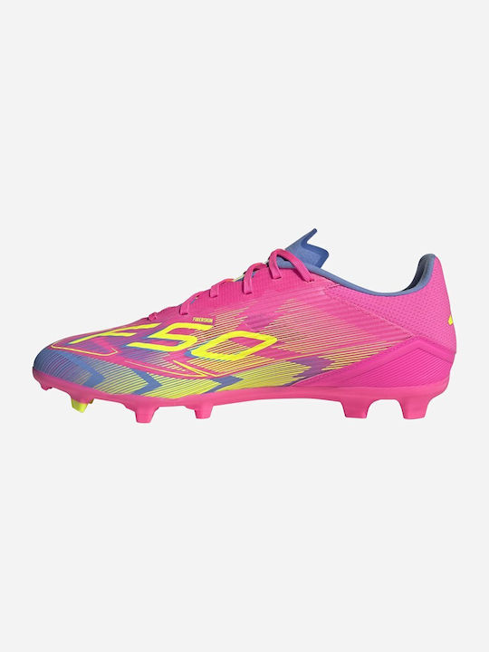 adidas F50 League FG/MG Χαμηλά Ποδοσφαιρικά Παπούτσια με Τάπες Ροζ