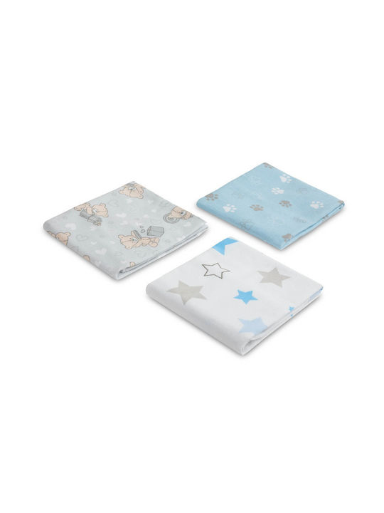 Sensillo Baby Burp Cloth 50x60cm. 3pcs