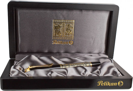 Pelikan Toledo M700 Fountain Pen with Quill Fine Steel with Black Ink
