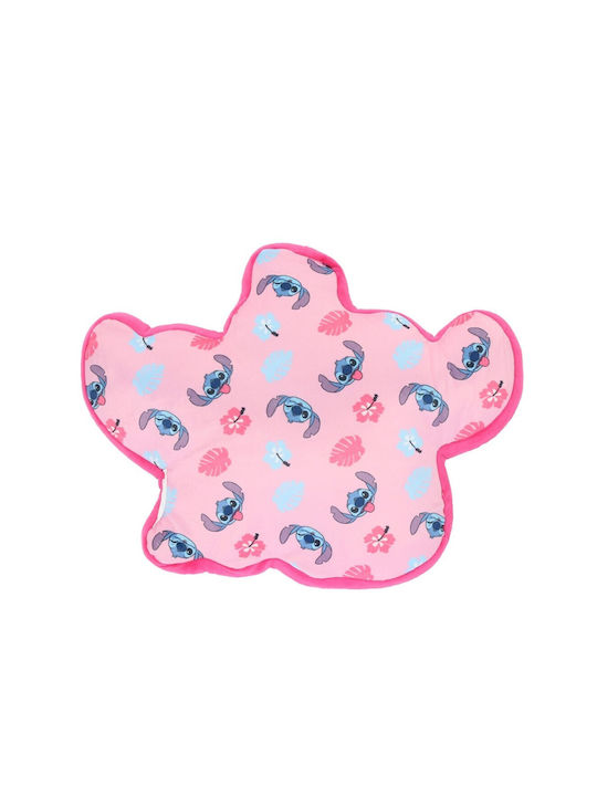 Pernă decorativă din catifea Disney Lilo & Stitch 40x36cm Lil24-4428 Roz