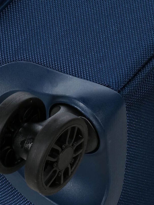 Airtex Paris Βαλίτσα Ταξιδίου Καμπίνας Υφασμάτινη Μπλε με 4 Ρόδες Ύψους 55εκ.