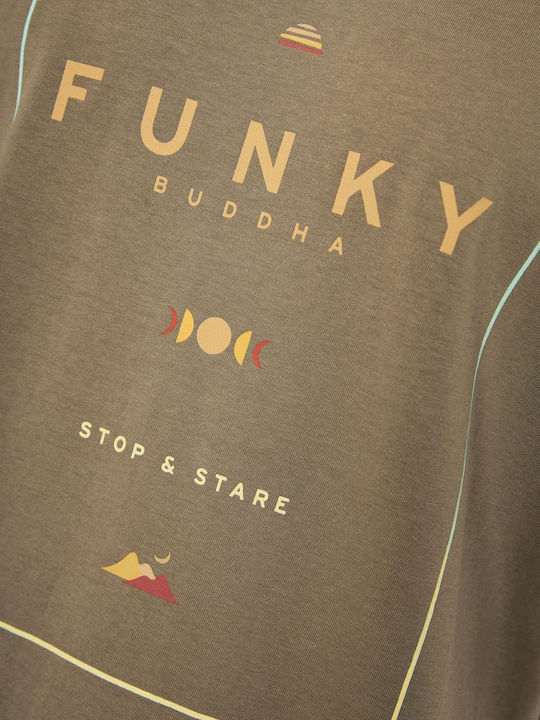 Funky Buddha T-shirt Khaki