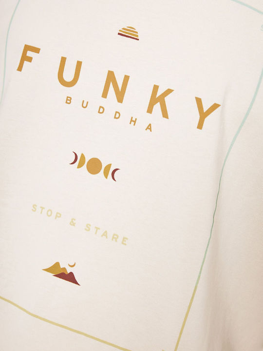 Funky Buddha T-shirt Λευκό