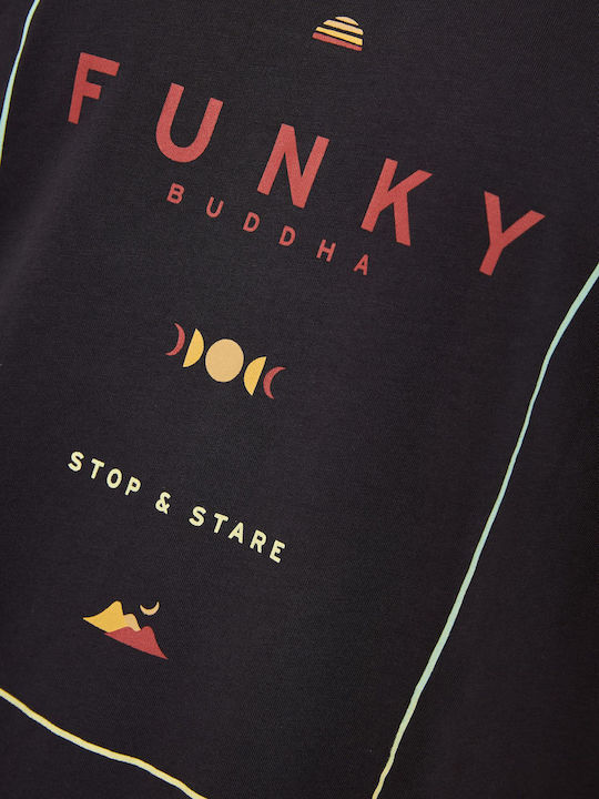 Funky Buddha Tricou Gri