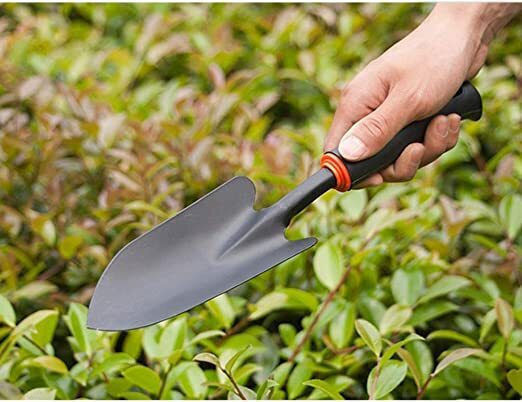 Set 6 Unelte de Grădinărit Zola Oțel Plastic Mânere Ergonomice Confortabile Negru
