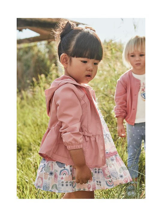 Mayoral Kids Casual Jacket Windproof Pink