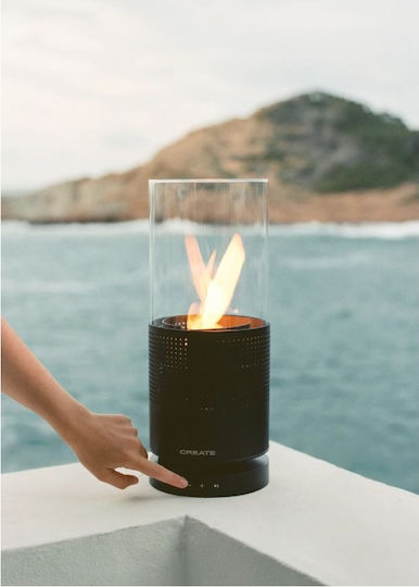 Create Speaker Fire Φανάρι Υγραερίου για Camping Μαύρο