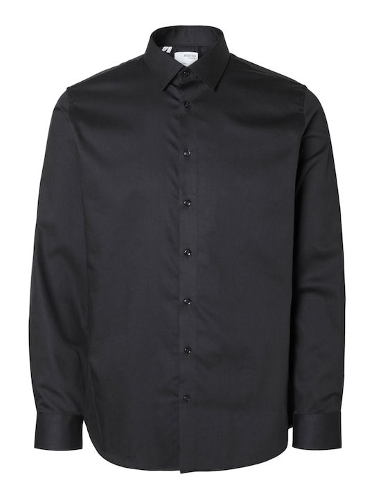 Selected Long-sleeved Shirt Black