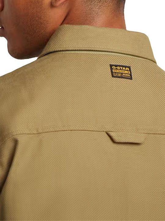 Μακρυμάνικο Overshirt Ensis Grün Λαδί