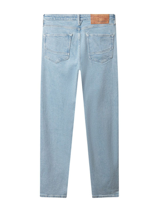 Men's Jeans Pants Elastic Blue