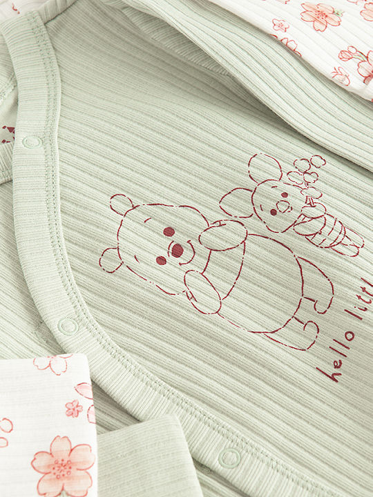 Cool Club Winnie The Pooh Дълъг ръкав White and Green 2бр