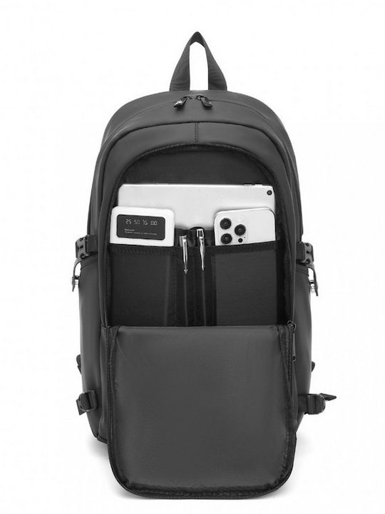 Miss Lulu Miss Lulu Rucksack Für Laptop 15.6 Mit USB-Anschluss In Schwarz Farbe EM2349