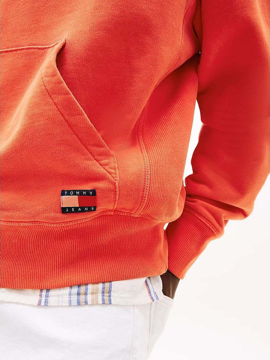 Sweatshirt with Hood Orange