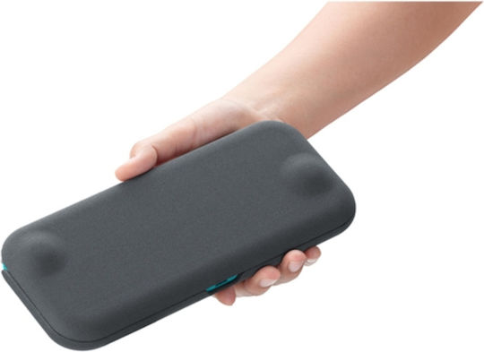 Nintendo Flip Cover Υφασμάτινη Θήκη Προστασίας για Κονσόλα Switch Lite Γκρι