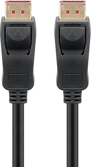 Goobay Kabel DisplayPort-Stecker - DisplayPort-Stecker 1m Schwarz (74760)