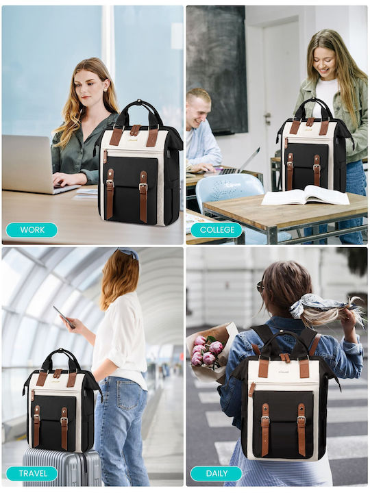 Lovevook Τσάντα Πλάτης για Laptop 15.6" beige/black WB1930