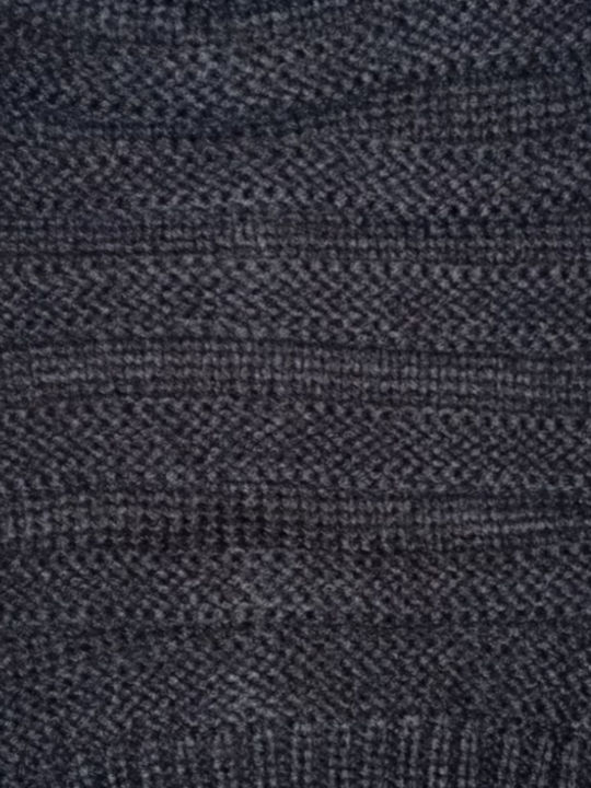 Beanie Unisex Beanie Knitted in Black color