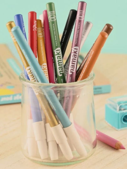 Namaki Bio Face Paint Pencil Slim Silver