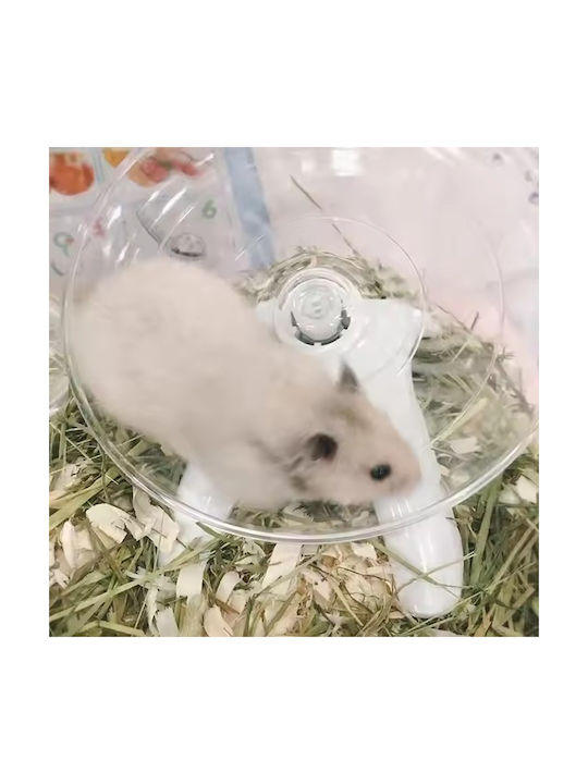 Floor Fast Plastic Hamster Wheel M18xW18xH12cm Blue