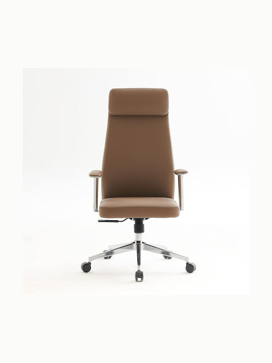 Woodwell Bf8800 Scaun De Birou De Director Cu Brațe Cappuccino