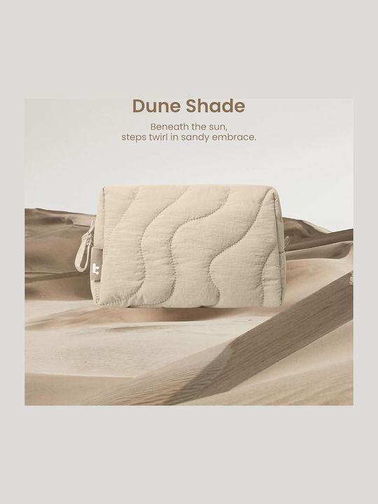 Necessaire in Beige Farbe