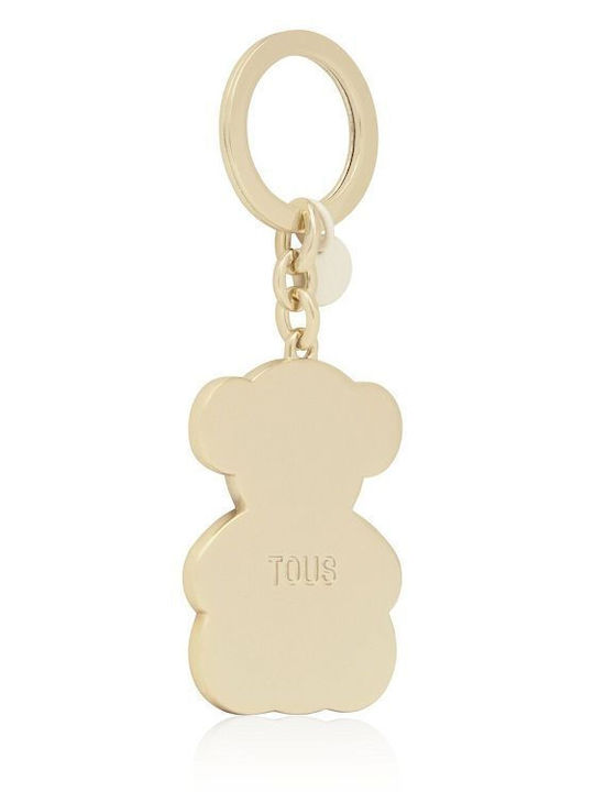 Bold Bear Lines Keychain Beige Beige Beige
