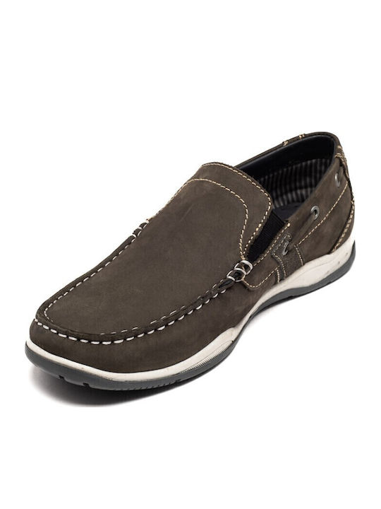 Ανδρικά Boat Shoes σε Καφέ Χρώμα