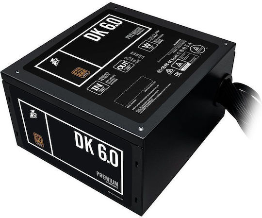 1STPLAYER DK Premium 5.0/6.0 600W Μαύρο Τροφοδοτικό Υπολογιστή Full Wired 80 Plus Bronze