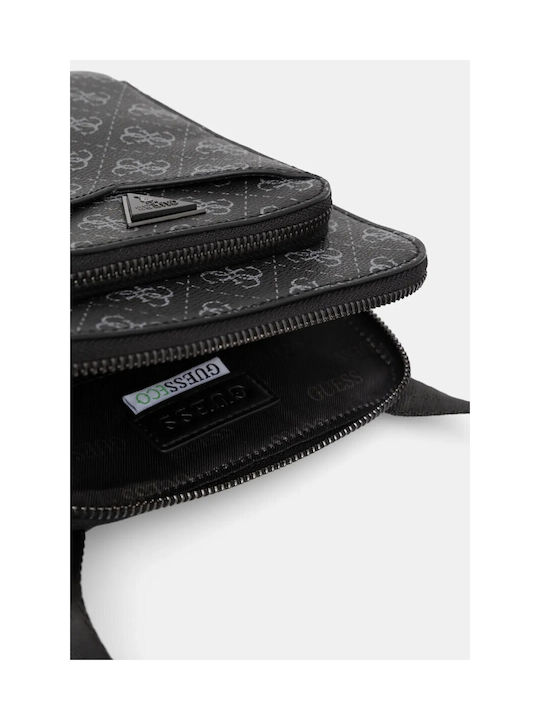 Guess Flat Geantă pentru bărbați Umăr / Crossbody Neagră