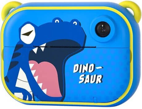Skysonic Instant Kids Детски Фотоапарат 12МР с Термален Печат Динозавър Син
