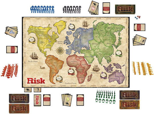 Board Game Risk for 2-5 Players 10+ Years Old (EN) Hasbro