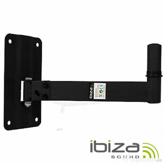 Ibiza Sound SSW09 PA-Lautsprecher-Wandhalterung in Schwarz Farbe